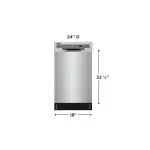 Frigidaire Lavaplatos empotrable de 18" ffbd1831